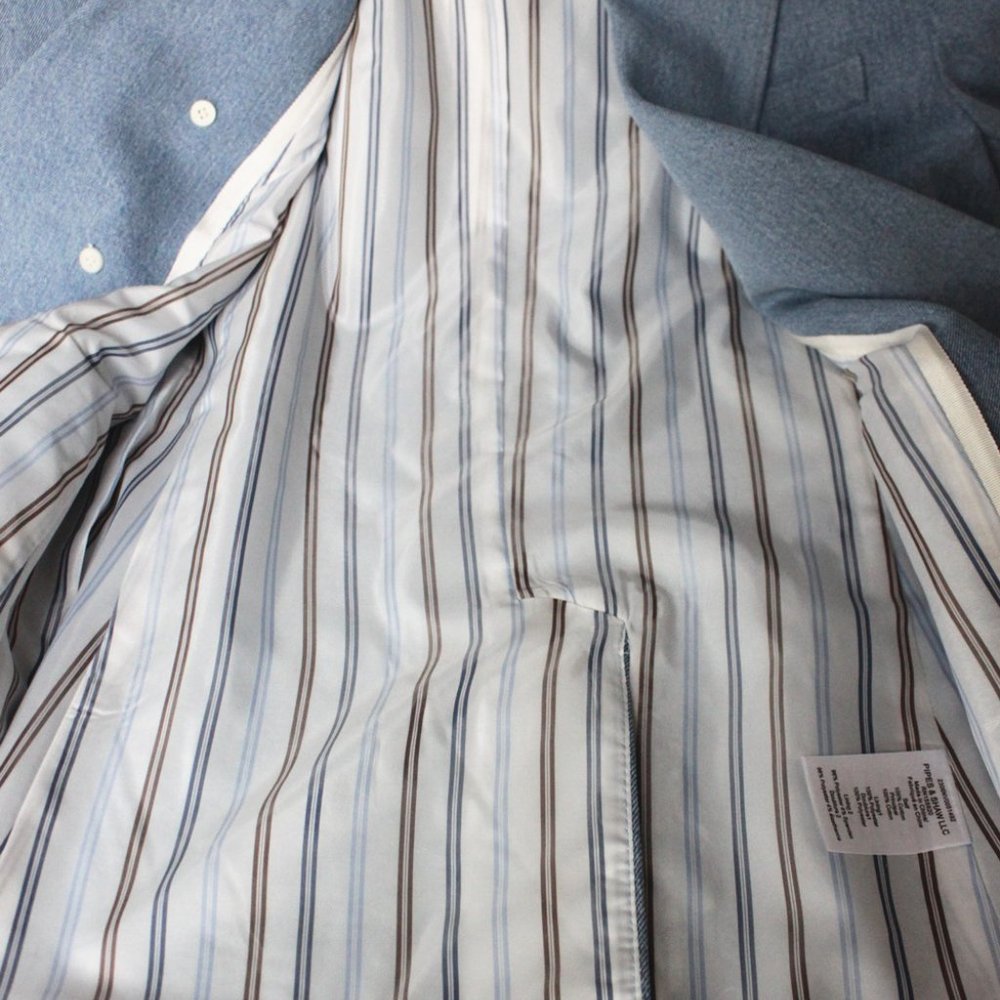 Veronica Beard Miller Dickey Double-breasted Denim Dickey Jacket, Hot! Size 0 - Picture 11 of 15
